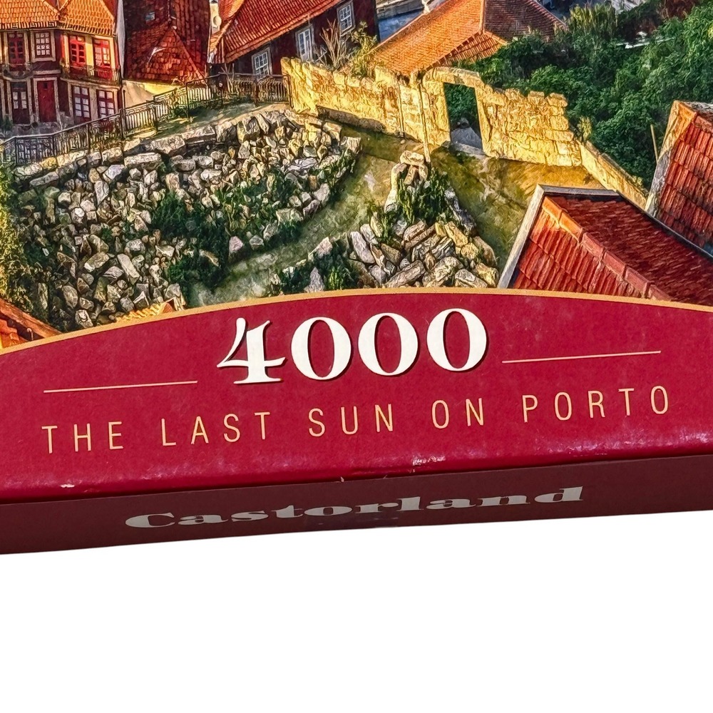 Castorland 4000 Piece Puzzle The Last Sun on Porto Portugal Landscape UNCOUNTED - Picture 8 of 13